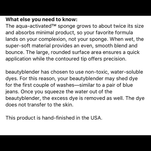 One (1) Beauty Blender Pro Sponge in Black NEW - Picture 7 of 7